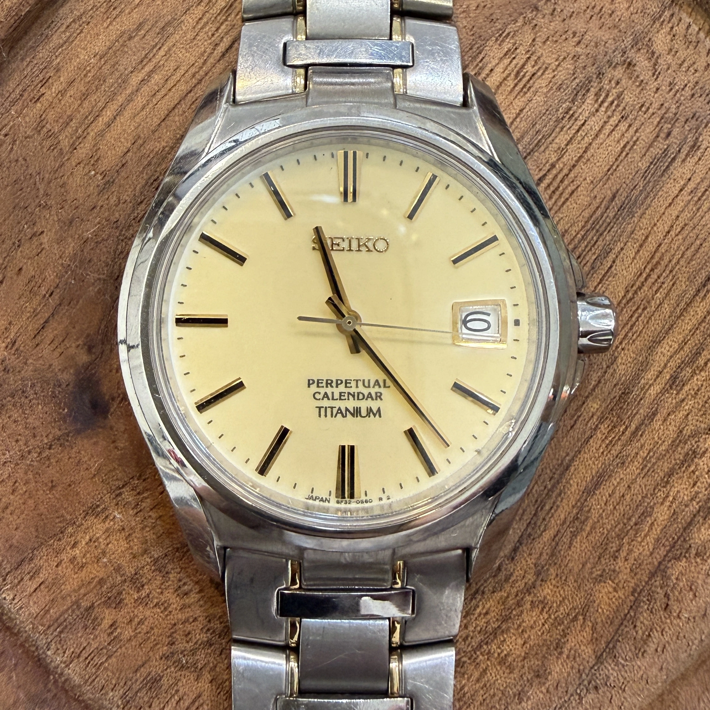 SEIKO SEIKO PERPETUAL CALENDAR TITANIUM